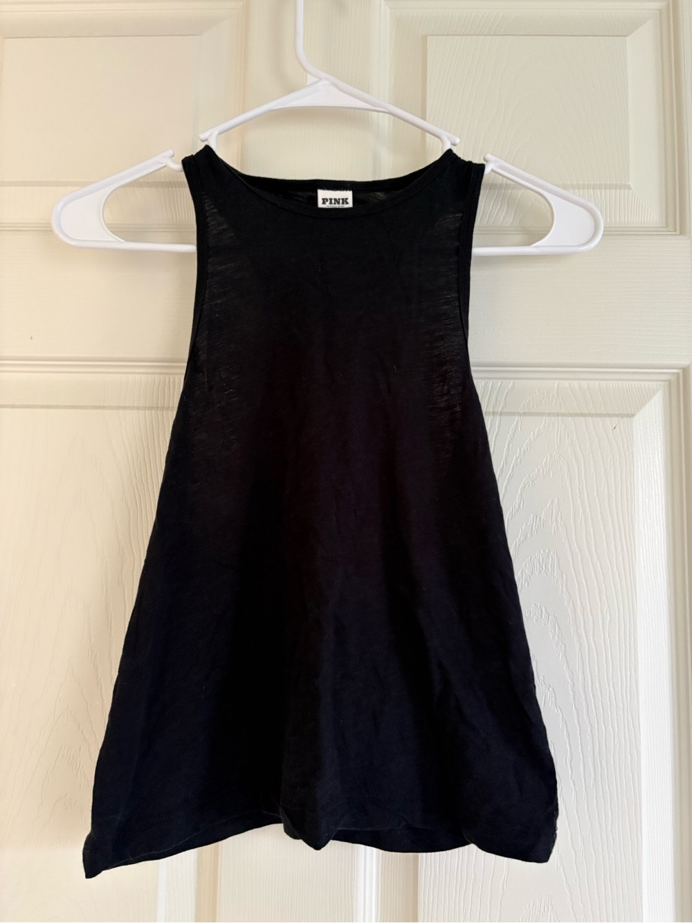 PINK Victoria's Secret Black Sleeveless Tank